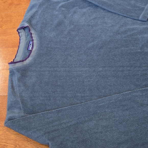 Vintage Patagonia Gray Synchilla Fleece Pullover  size Medium - Picture 2 of 8